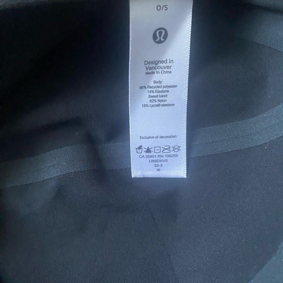 Lululemon Fast and Free Black Running hat - Picture 5 of 11